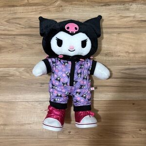 Sanrio Build a Bear Kuromi 2023 Plush NWT with Sleeper and Pink Shoes